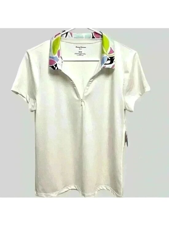 Tommy Bahama Tops - Tommy Bahama Quarter Zip Women’s Golf Shirt. Size Medium. New With Tags.